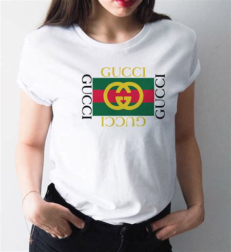 gucci woman tee shirt|vintage gucci t shirt women.